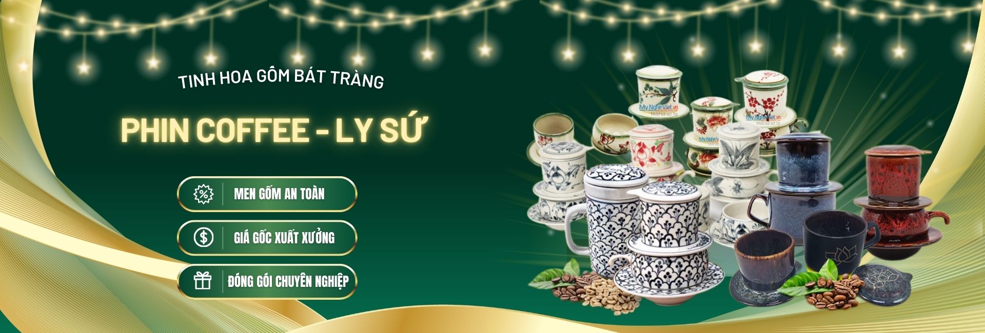 Phin Coffee - Ly Sứ Gốm Bát Tràng